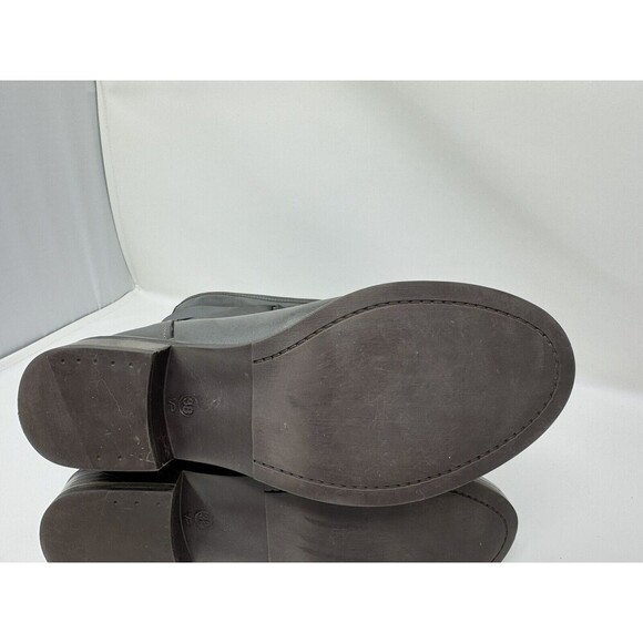 Eric Michael Women's Laguna Boot Size 38 8 Gray Leather Slouch Moto Biker Bootie - Picture 3 of 7